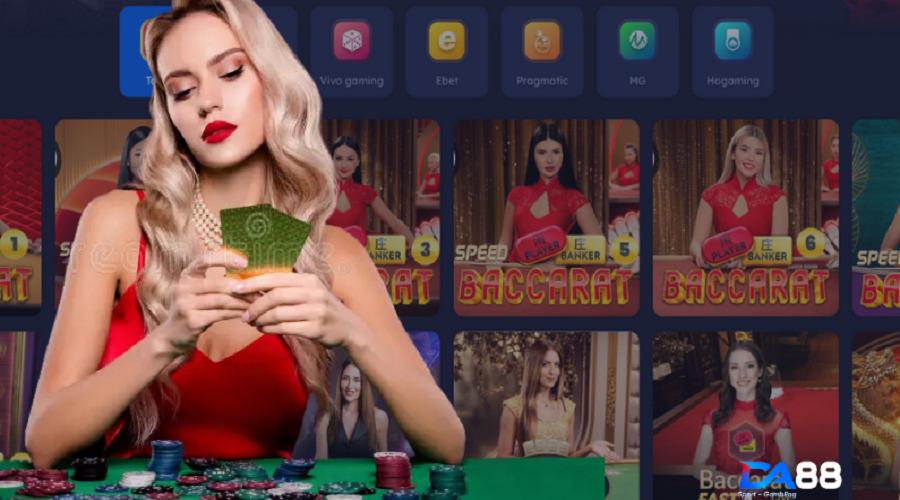 Sảnh Live Casino DA88 xứng tầm đẳng cấp quốc tế